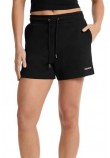 GUESS JEANS REG EMBRO SHORTS ΣΟΡΤΣ ΓΥΝΑΙΚΕΙΟ BLACK