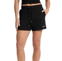 GUESS JEANS REG EMBRO SHORTS ΣΟΡΤΣ ΓΥΝΑΙΚΕΙΟ BLACK