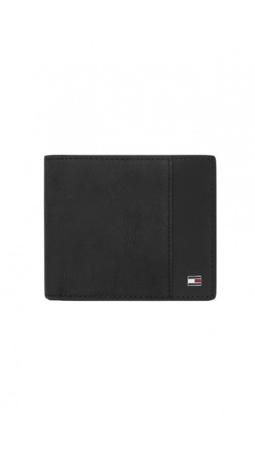 TOMMY HILFIGER SOHO CC FLAP AND COIN ΠΟΡΤΟΦΟΛΙ ΑΝΔΡΙΚΟ BLACK