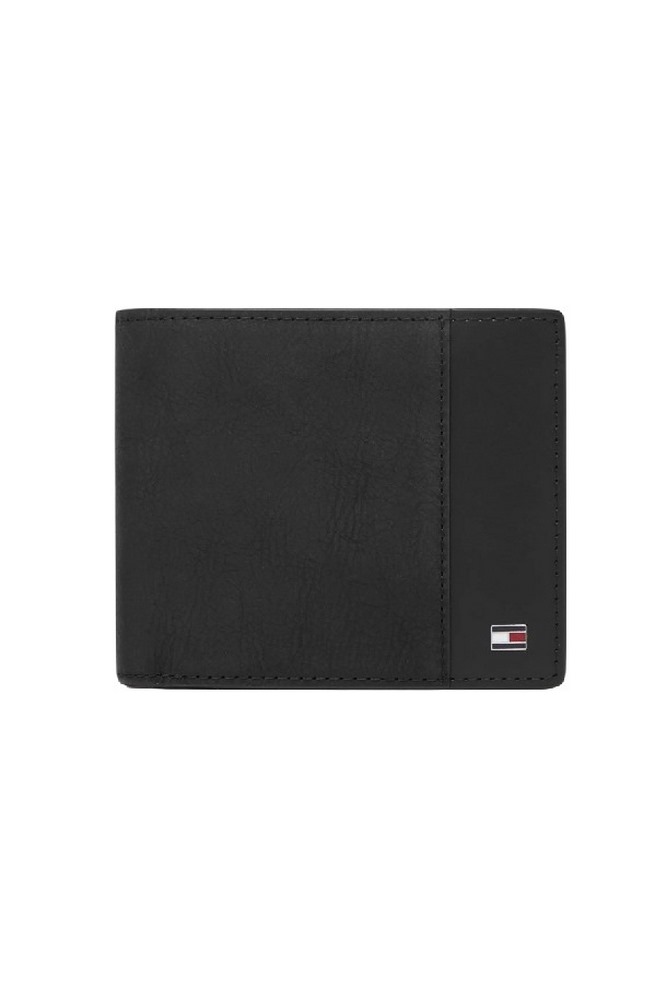 TOMMY HILFIGER SOHO CC FLAP AND COIN ΠΟΡΤΟΦΟΛΙ ΑΝΔΡΙΚΟ BLACK