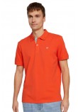 ΜΠΛΟΥΖΑ POLO BACIC WITH CONTRAST  ΑΝΔΡΙΚΗ TOM TAILOR RED