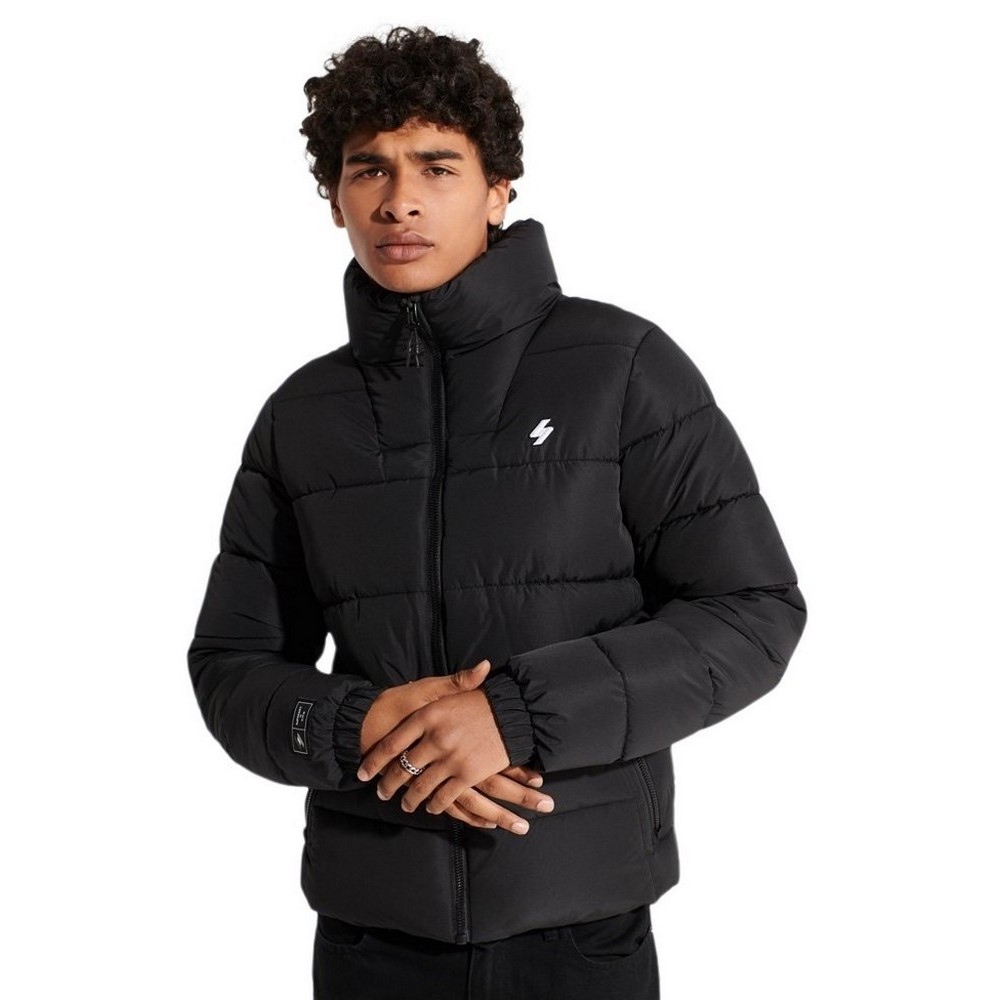 ΜΠΟΥΦΑΝ PUFFER ΑΝΔΡΙΚΟ SUPERDRY BLACK ΜΠΟΥΦΑΝ PUFFER ΑΝΔΡΙΚΟ SUPERDRY BLACK