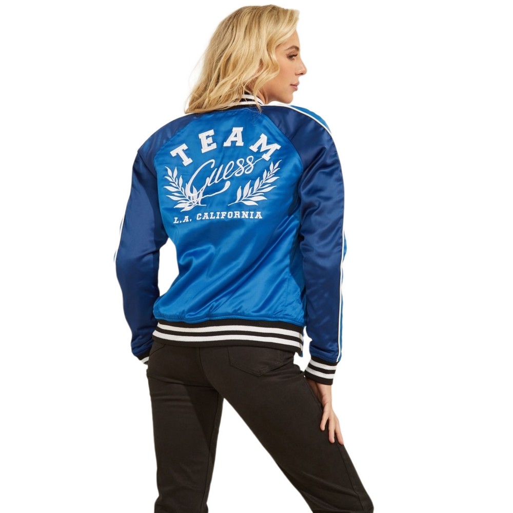 BOMBER ΜΠΟΥΦΑΝ ΓΥΝΑΙΚΕΙΟ GUESS ROYAL BOMBER ΜΠΟΥΦΑΝ ΓΥΝΑΙΚΕΙΟ GUESS ROYAL