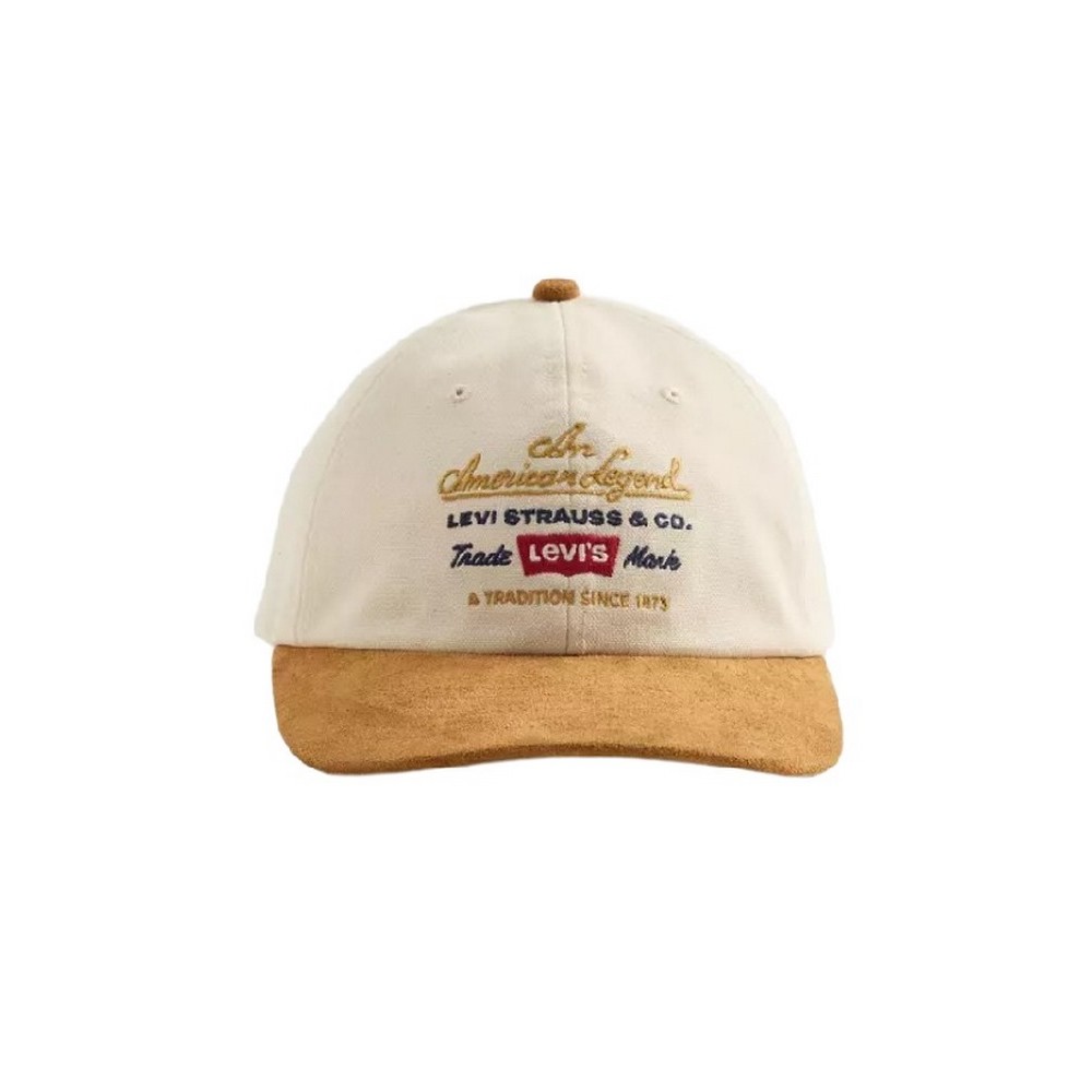 LEVIS® RELAXED DAD GRAPHIC CAP ΚΑΠΕΛΟ ΑΝΔΡΙΚΟ ECRU