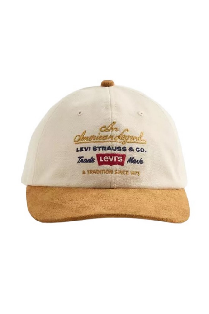 LEVIS® RELAXED DAD GRAPHIC CAP ΚΑΠΕΛΟ ΑΝΔΡΙΚΟ ECRU