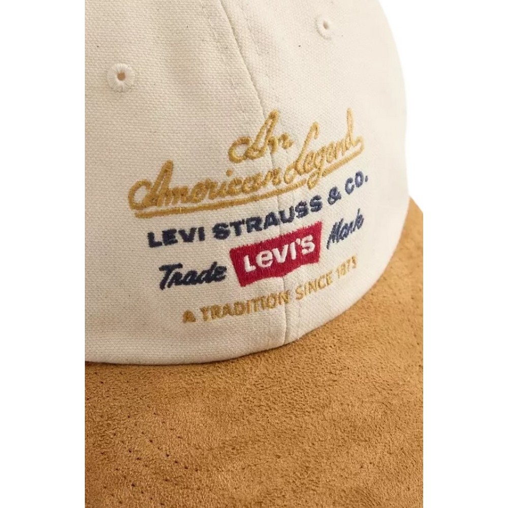 LEVIS® RELAXED DAD GRAPHIC CAP ΚΑΠΕΛΟ ΑΝΔΡΙΚΟ ECRU