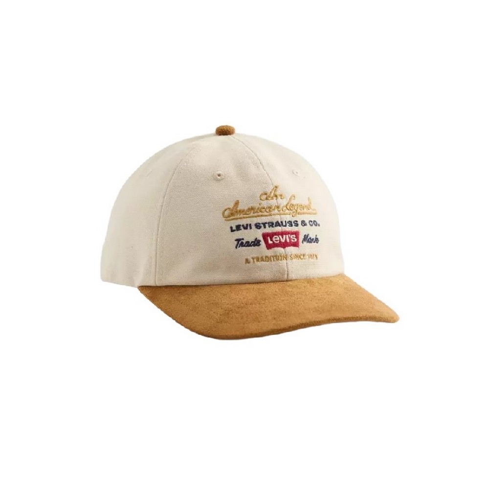 LEVIS® RELAXED DAD GRAPHIC CAP ΚΑΠΕΛΟ ΑΝΔΡΙΚΟ ECRU
