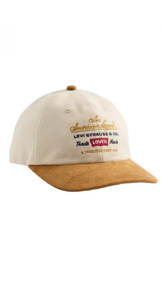 LEVIS® RELAXED DAD GRAPHIC CAP ΚΑΠΕΛΟ ΑΝΔΡΙΚΟ ECRU
