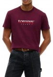 TOMMY JEANS REG DNA TEE EXT T-SHIRT ΜΠΛΟΥΖΑ ΑΝΔΡΙΚΗ BORDEAUX