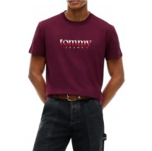 TOMMY JEANS REG DNA TEE EXT T-SHIRT ΜΠΛΟΥΖΑ ΑΝΔΡΙΚΗ BORDEAUX