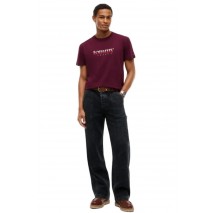 TOMMY JEANS REG DNA TEE EXT T-SHIRT ΜΠΛΟΥΖΑ ΑΝΔΡΙΚΗ BORDEAUX