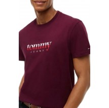 TOMMY JEANS REG DNA TEE EXT T-SHIRT ΜΠΛΟΥΖΑ ΑΝΔΡΙΚΗ BORDEAUX