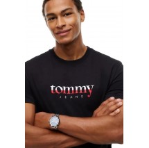 TOMMY JEANS REG DNA TEE EXT T-SHIRT ΜΠΛΟΥΖΑ ΑΝΔΡΙΚΗ BLACK