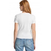 GUESS JEANS SS SLIM PKT TEE ΜΠΛΟΥΖΑ ΓΥΝΑΙΚΕΙΑ WHITE