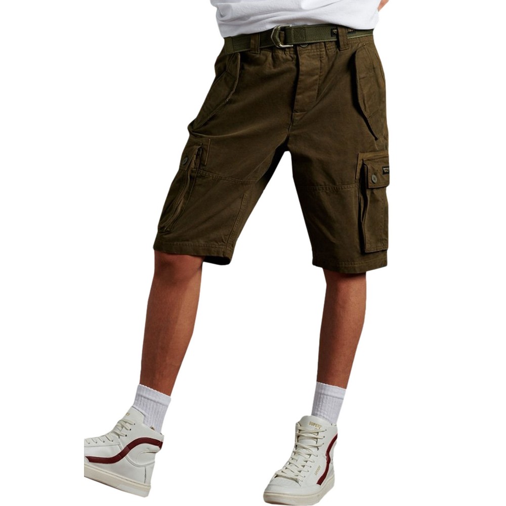 ΒΕΡΜΟΥΔΑ CARGO HEAVY SHORT ΑΝΔΡΙΚΗ SUPERDRY KHAKI