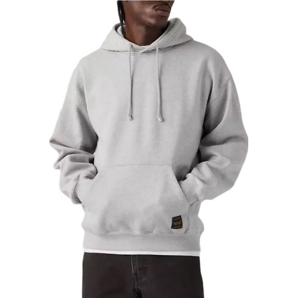 LEVIS WORKWEAR PO HOODIE ΜΠΛΟΥΖΑ ΦΟΥΤΕΡ ΑΝΔΡΙΚΗ GREY