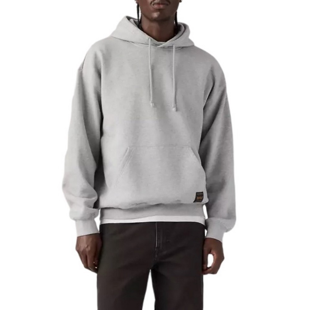 LEVIS WORKWEAR PO HOODIE ΜΠΛΟΥΖΑ ΦΟΥΤΕΡ ΑΝΔΡΙΚΗ GREY
