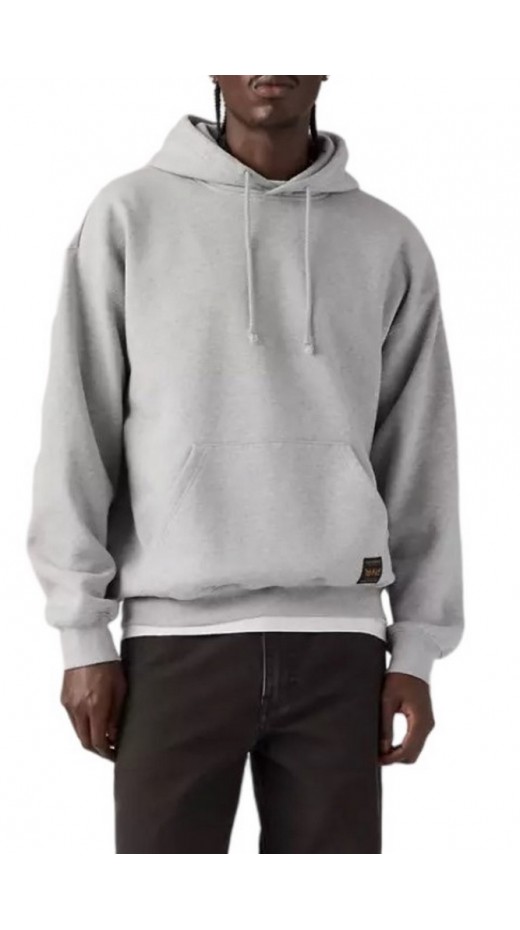 LEVIS WORKWEAR PO HOODIE ΜΠΛΟΥΖΑ ΦΟΥΤΕΡ ΑΝΔΡΙΚΗ GREY