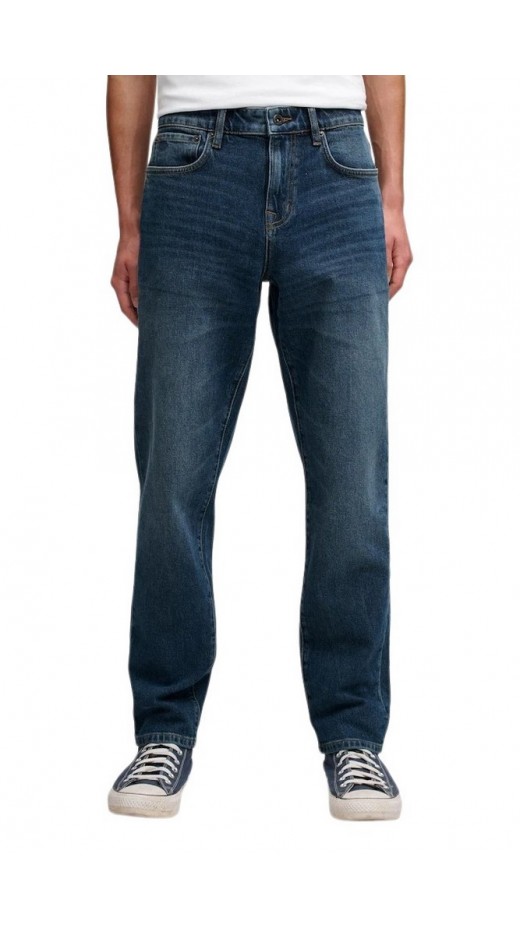 SUPERDRY VINTAGE TAPERED JEANS ΠΑΝΤΕΛΟΝΙ ΤΖΙΝ ΑΝΔΡΙΚΟ DARK INDIGO