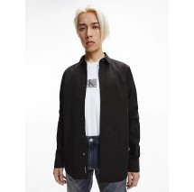 CALVIN KLEIN JEANS CK CHEST LOGO SLIM STRETCH SHIRT ΠΟΥΚΑΜΙΣΟ ΑΝΔΡΙΚΟ BLACK CALVIN KLEIN JEANS CK CHEST LOGO SLIM STRETCH SHIRT ΠΟΥΚΑΜΙΣΟ ΑΝΔΡΙΚΟ BLACK