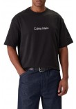 CALVIN KLEIN RLXD STANDARD LOGO CREWNK T-SHIRT ΜΠΛΟΥΖΑ ΑΝΔΡΙΚΗ BLACK