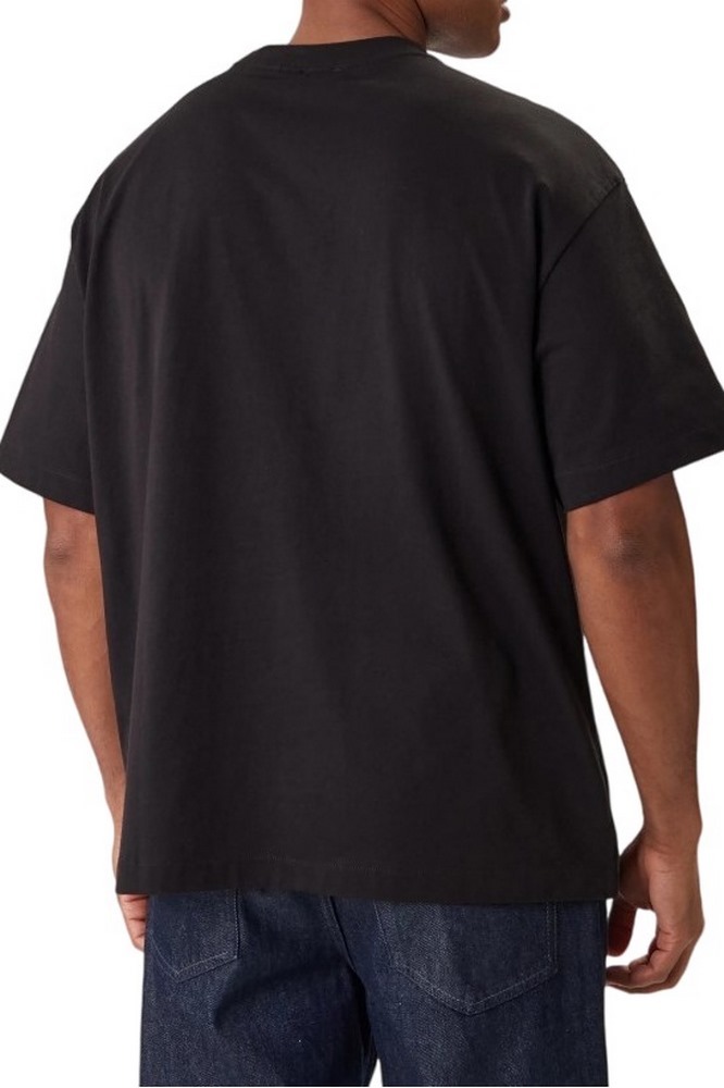 CALVIN KLEIN RLXD STANDARD LOGO CREWNK T-SHIRT ΜΠΛΟΥΖΑ ΑΝΔΡΙΚΗ BLACK