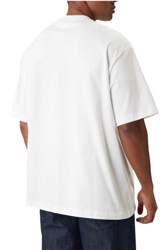 CALVIN KLEIN RLXD STANDARD LOGO CREWNK T-SHIRT ΜΠΛΟΥΖΑ ΑΝΔΡΙΚΗ BRIGHT WHITE