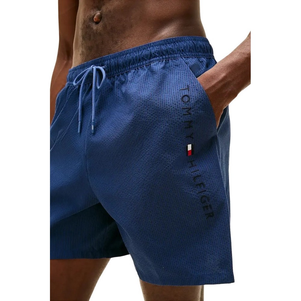 TOMMY HILFIGER MEDIUM DRAWSTRING ITHACA ZIP ΜΑΓΙΟ ΑΝΔΡΙΚΟ NAVY