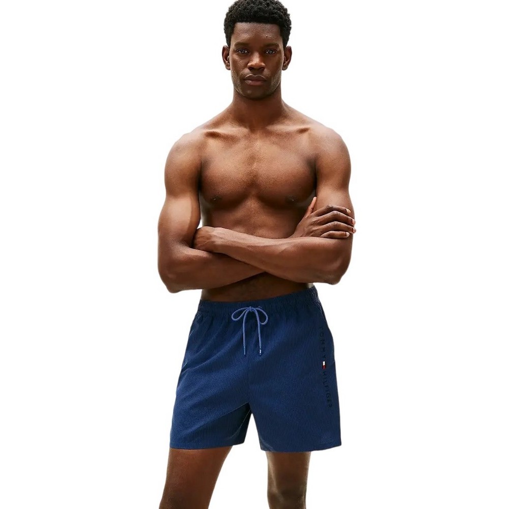 TOMMY HILFIGER MEDIUM DRAWSTRING ITHACA ZIP ΜΑΓΙΟ ΑΝΔΡΙΚΟ NAVY