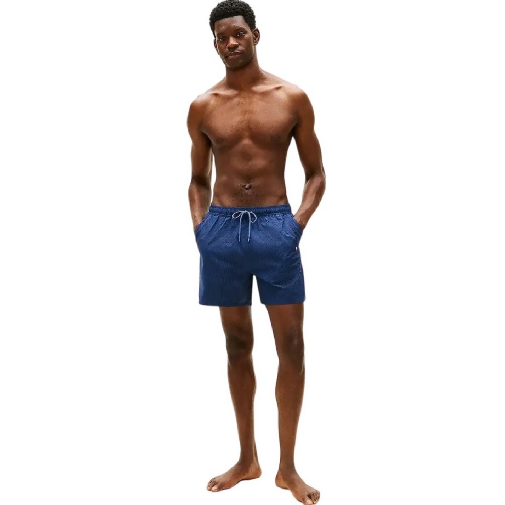 TOMMY HILFIGER MEDIUM DRAWSTRING ITHACA ZIP ΜΑΓΙΟ ΑΝΔΡΙΚΟ NAVY