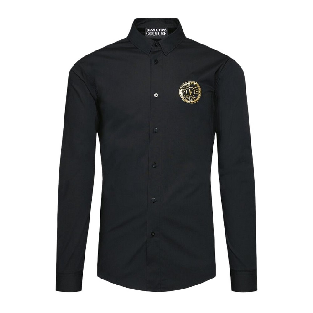 ΠΟΥΚΑΜΙΣΟ Μ/Μ  ΑΝΔΡΙΚΟ VERSACE JEANS COUTURE BLACK