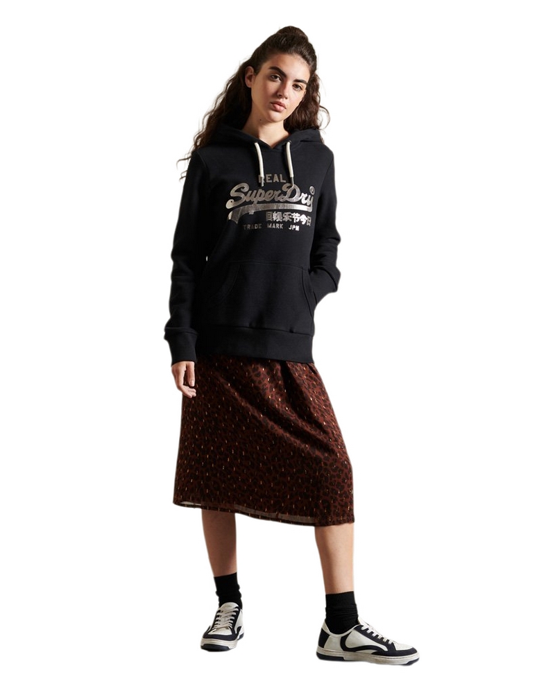 ΜΠΛΟΥΖΑ ΦΟΥΤΕΡ ΜΕ ΚΟΥΚΟΥΛΑ ΓΥΝΑΙΚΕΙΑ SUPERDRY BLACK