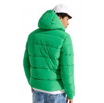 ΜΠΟΥΦΑΝ HOODED SPORTS PUFFER ΑΝΔΡΙΚΟ SUPERDRY LIGHT GREEN