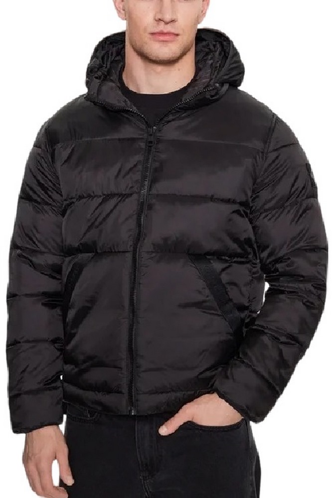 CALVIN KLEIN JEANS TRIM LW PADDED JACKET ΜΠΟΥΦΑΝ ΑΝΔΡΙΚΟ BLACK