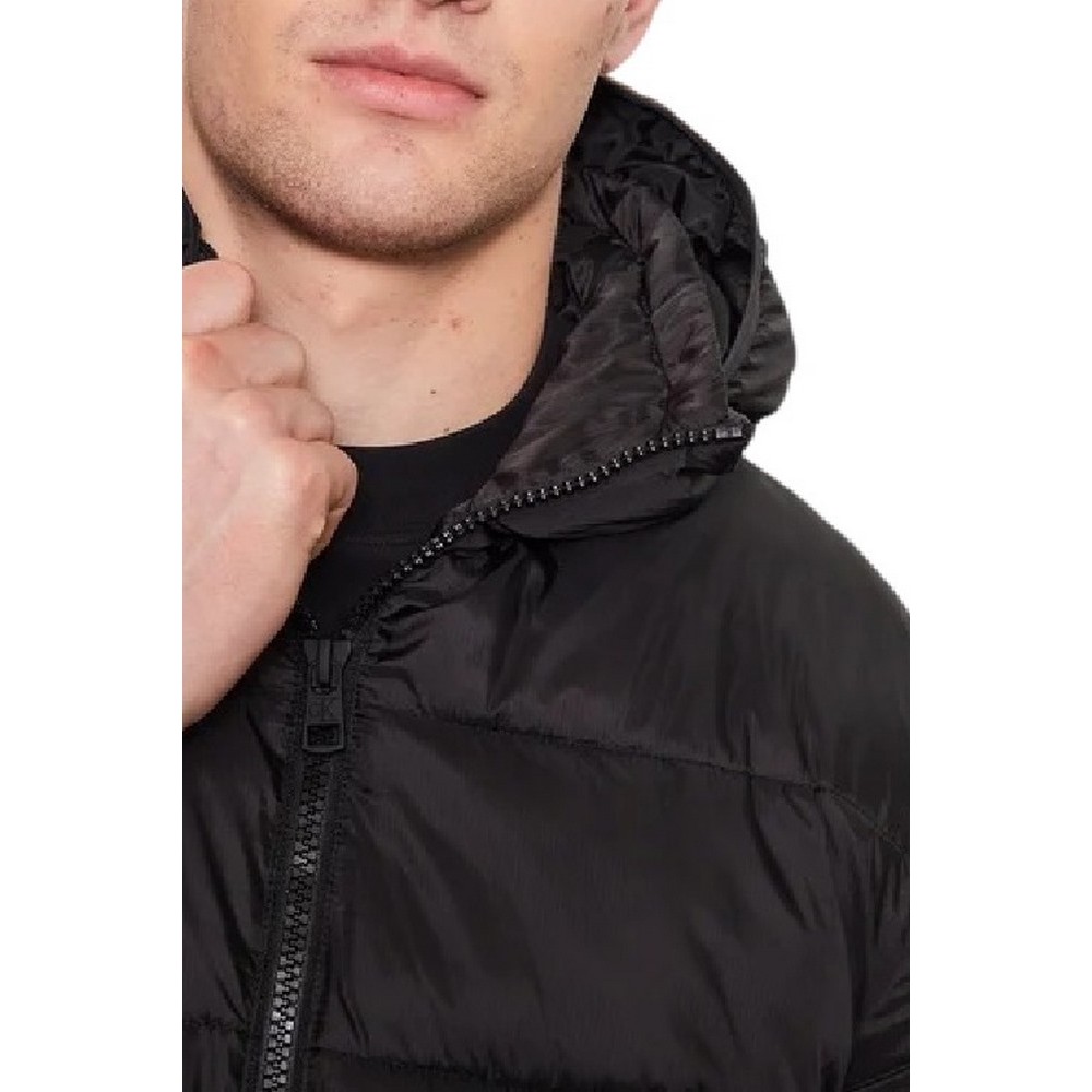 CALVIN KLEIN JEANS TRIM LW PADDED JACKET ΜΠΟΥΦΑΝ ΑΝΔΡΙΚΟ BLACK