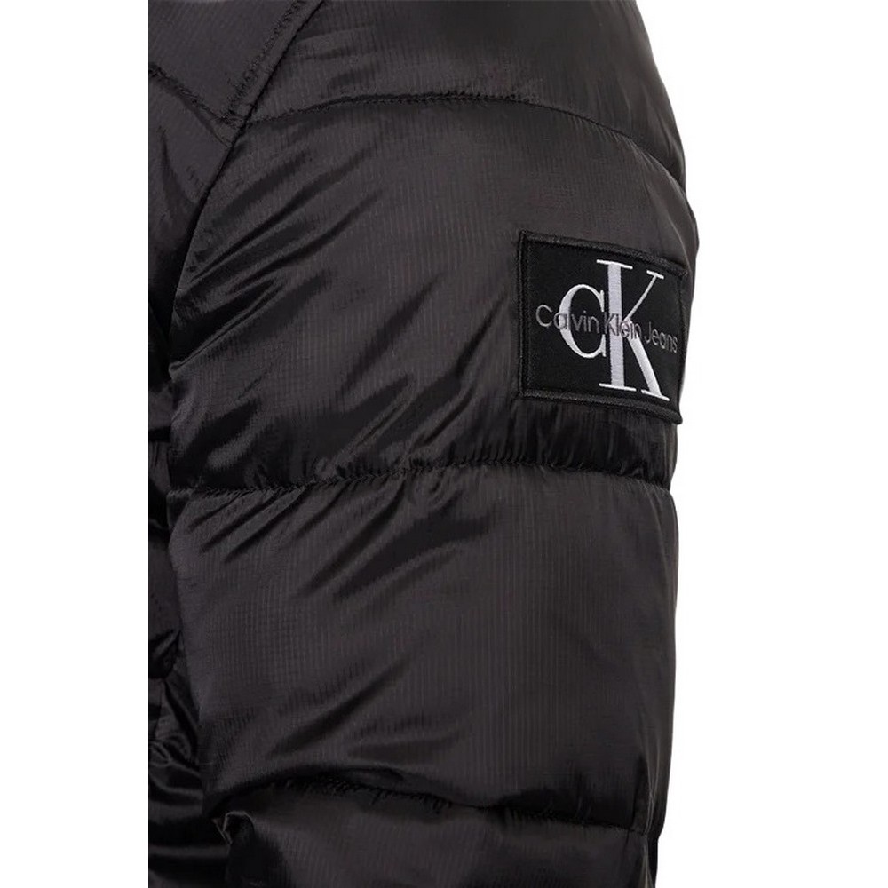 CALVIN KLEIN JEANS TRIM LW PADDED JACKET ΜΠΟΥΦΑΝ ΑΝΔΡΙΚΟ BLACK