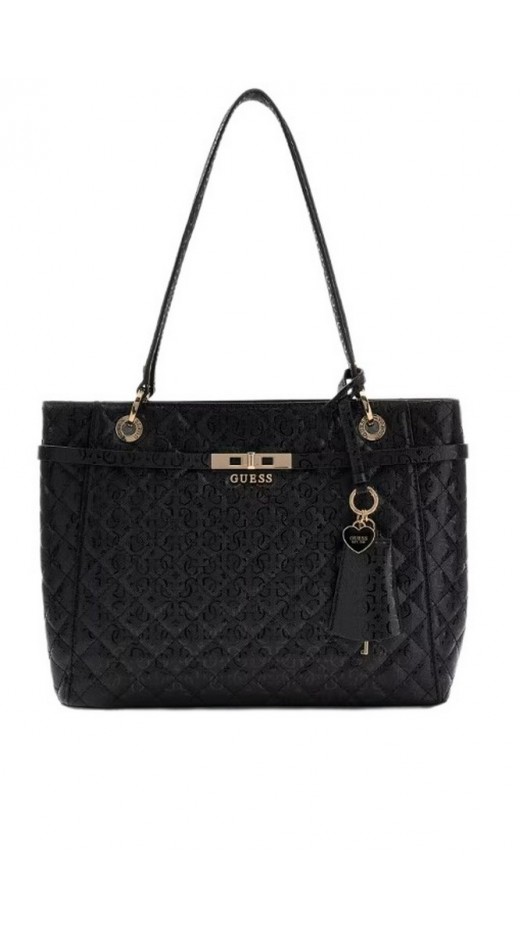 GUESS IDRA NOEL TOTE ΤΣΑΝΤΑ ΓΥΝΑΙΚΕΙΑ BLACK