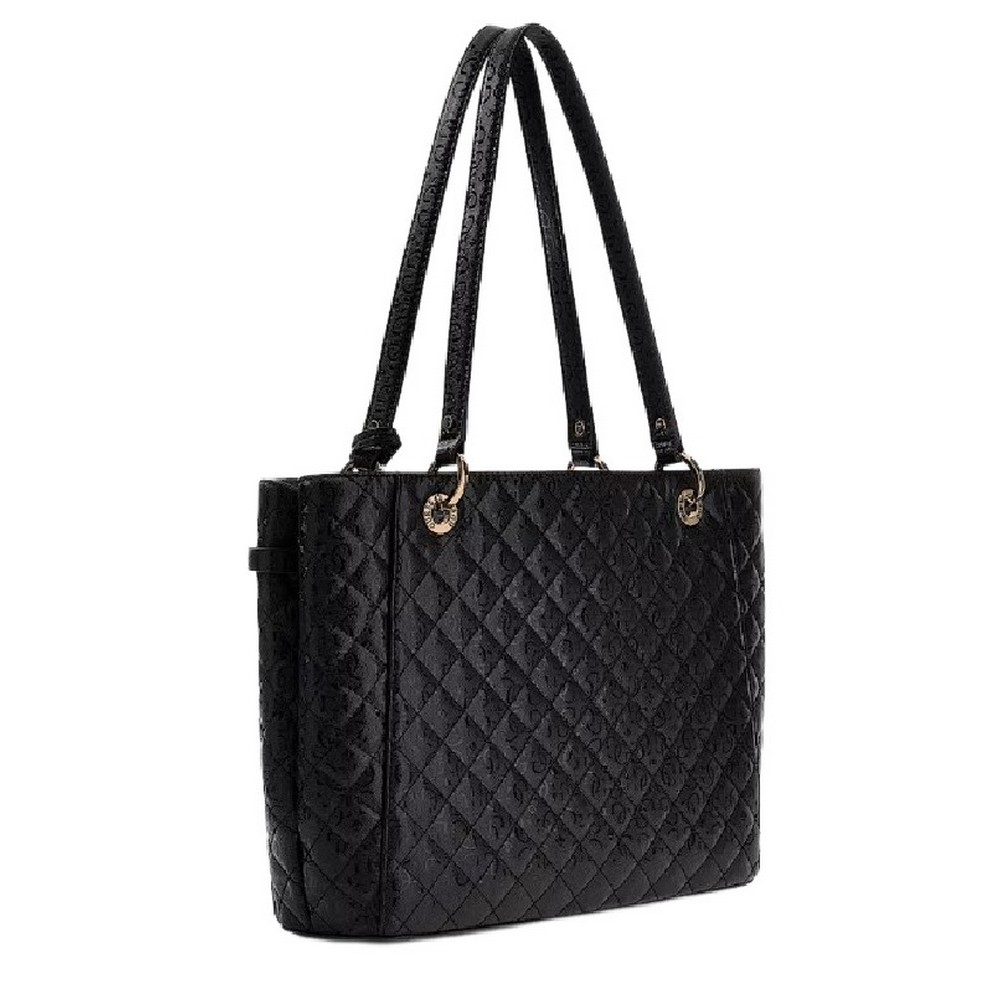 GUESS IDRA NOEL TOTE ΤΣΑΝΤΑ ΓΥΝΑΙΚΕΙΑ BLACK