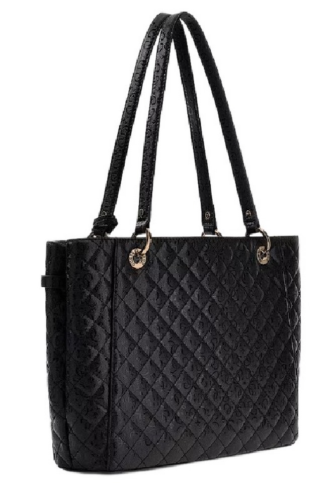 GUESS IDRA NOEL TOTE ΤΣΑΝΤΑ ΓΥΝΑΙΚΕΙΑ BLACK