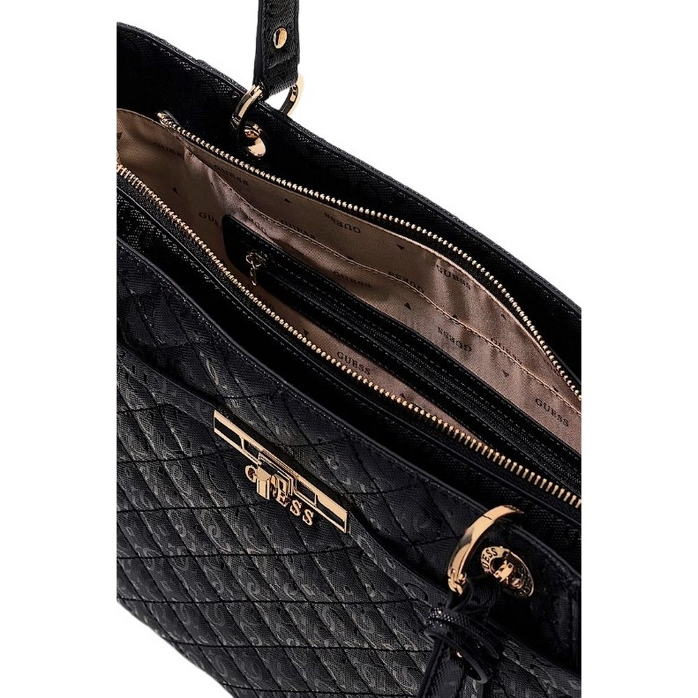 GUESS IDRA NOEL TOTE ΤΣΑΝΤΑ ΓΥΝΑΙΚΕΙΑ BLACK