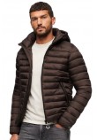 SUPERDRY HOODED SPORT PADDED ΜΠΟΥΦΑΝ ΑΝΔΡΙΚΟ BROWN