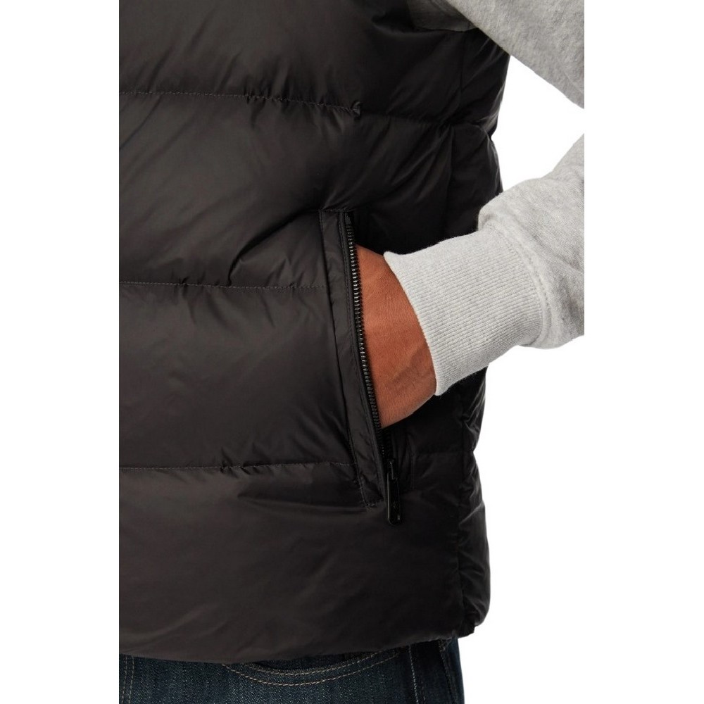 CALVIN KLEIN JEANS SVLS NYLON ZIP OFF HOOD DOWN PUF ΑΜΑΝΙΚΟ ΜΠΟΥΦΑΝ ΑΝΔΡΙΚΟ BLACK
