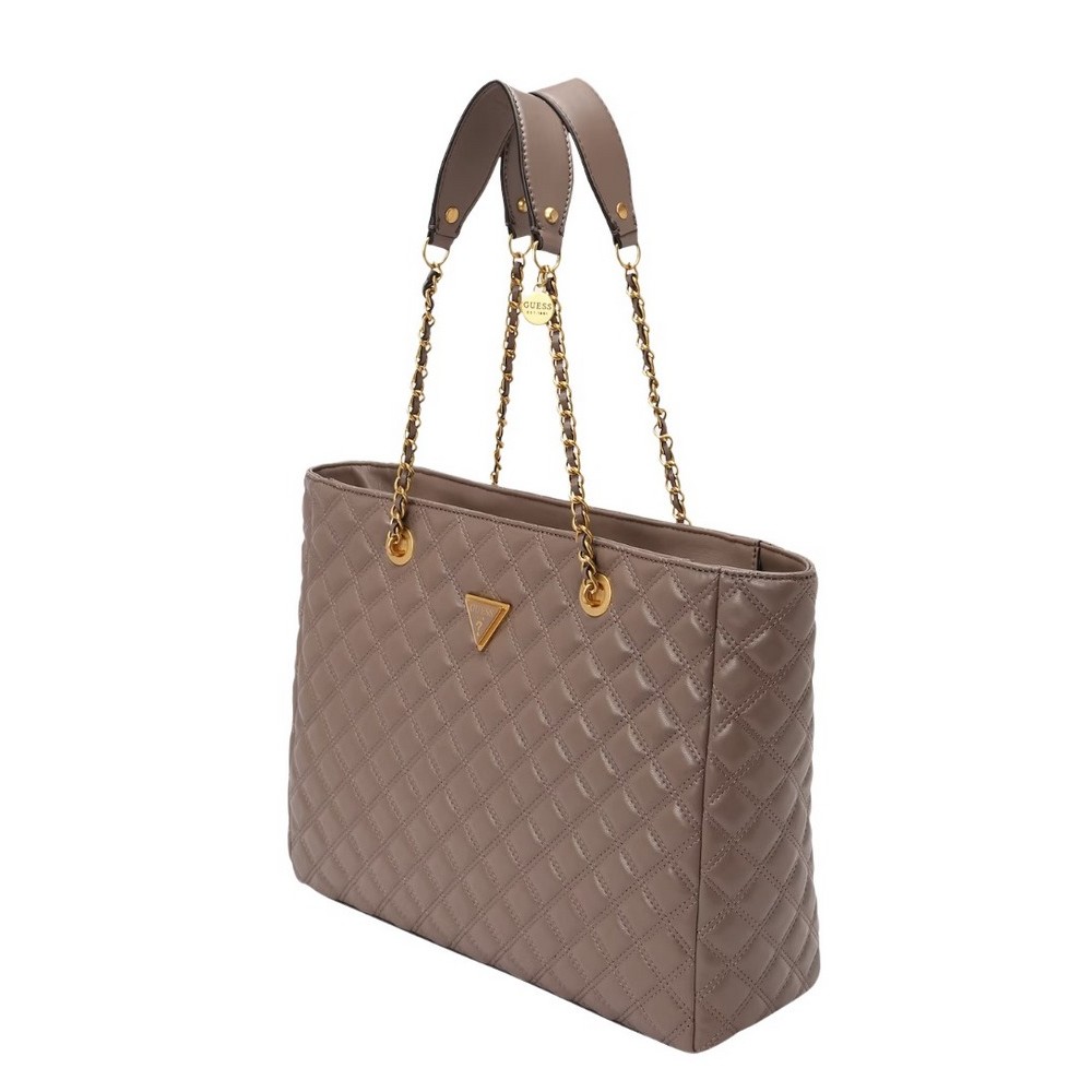GUESS GIULLY TOTE ΤΣΑΝΤΑ ΓΥΝΑΙΚΕΙΑ BEIGE