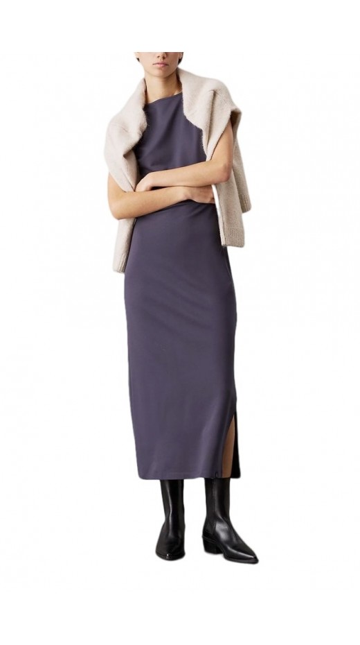 CALVIN KLEIN JEANS LONG MILANO DRESS ΦΟΡΕΜΑ ΓΥΝΑΙΚΕΙΟ INDIA INK