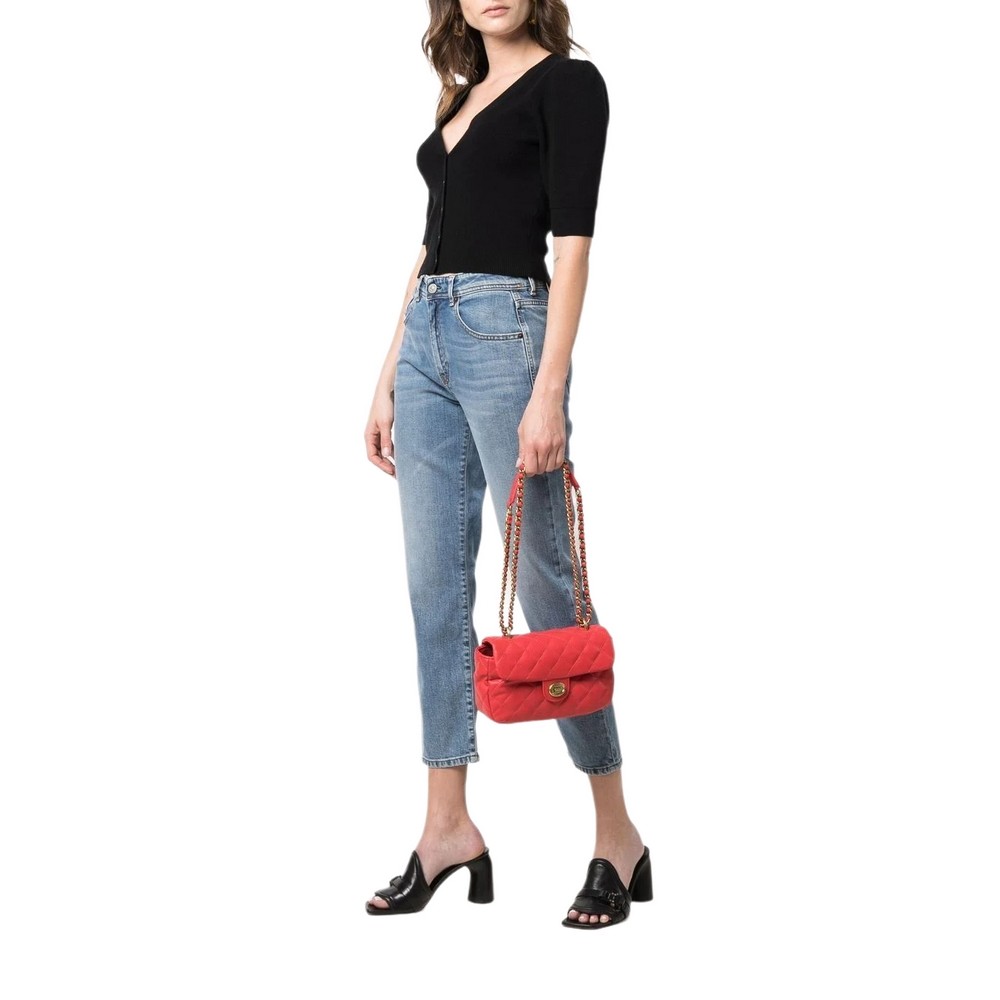 ΤΣΑΝΤΑ CROSSBODY ΚΑΠΙΤΟΝΕ ΓΥΝΑΙΚΕΙΑ VERSACE JEANS COUTURE RED