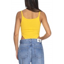 CALVIN KLEIN JEANS SEASONAL MONOGRAM HIGH LEG BODY ΚΟΡΜΑΚΙ ΓΥΝΑΙΚΕΙΟ YELLOW