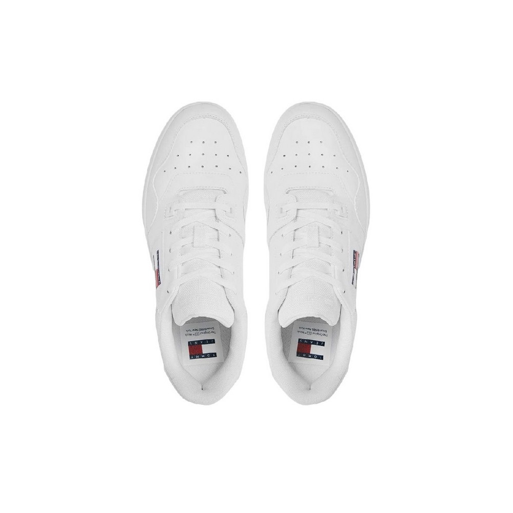 TOMMY JEANS RETRO BASKET ESS ΠΑΠΟΥΤΣΙ ΑΝΔΡΙΚΟ WHITE