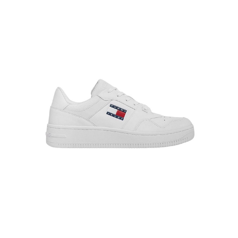 TOMMY JEANS RETRO BASKET ESS ΠΑΠΟΥΤΣΙ ΑΝΔΡΙΚΟ WHITE