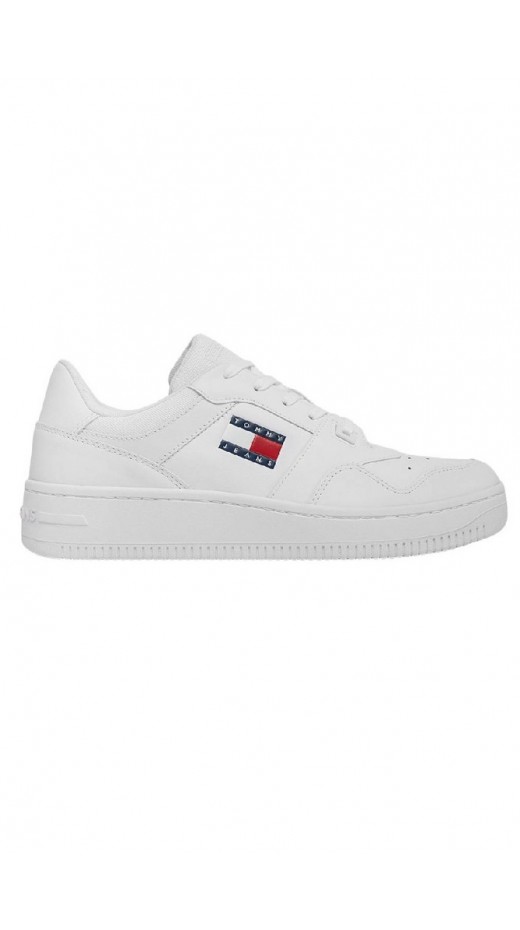 TOMMY JEANS RETRO BASKET ESS ΠΑΠΟΥΤΣΙ ΑΝΔΡΙΚΟ WHITE