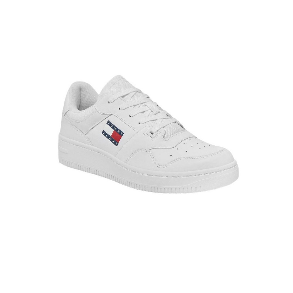 TOMMY JEANS RETRO BASKET ESS ΠΑΠΟΥΤΣΙ ΑΝΔΡΙΚΟ WHITE